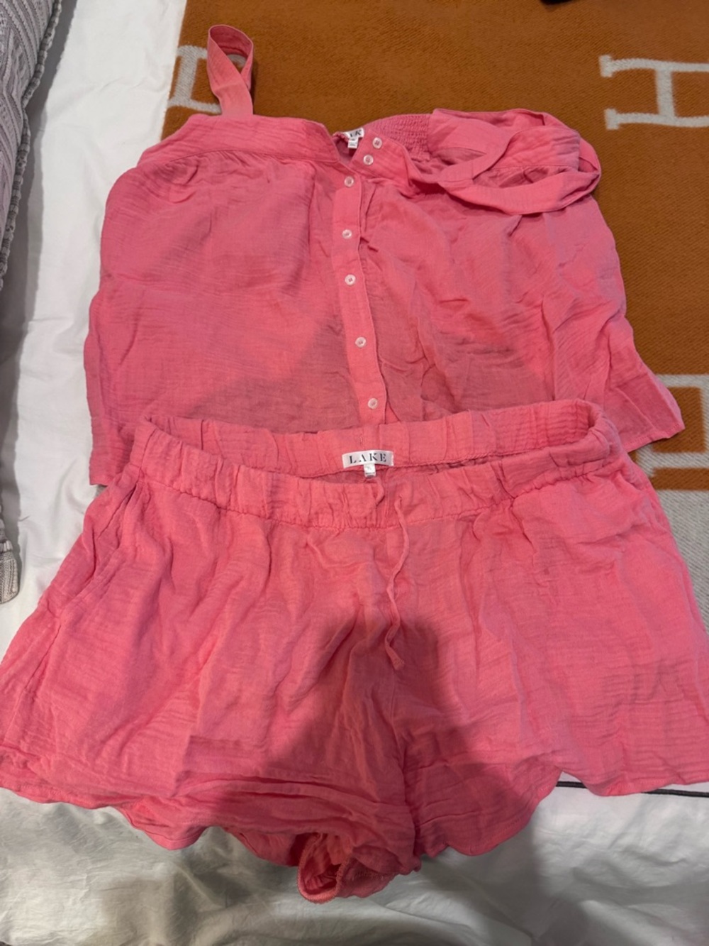 Lake gauze pajama set XL